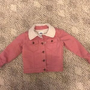 Toddler girls pink jacket